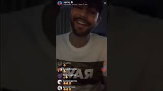 Directo de Agoney celebrando 1 año de &quot;Lucha de Gigantes&quot; 15-1-19