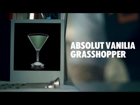 ABSOLUT VANILIA GRASSHOPPER DRINK RECIPE - HOW TO MIX
