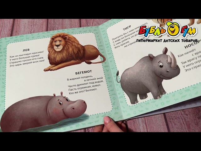Книга Мои первые картинки и стихи Животные Сосновский Е. - видео