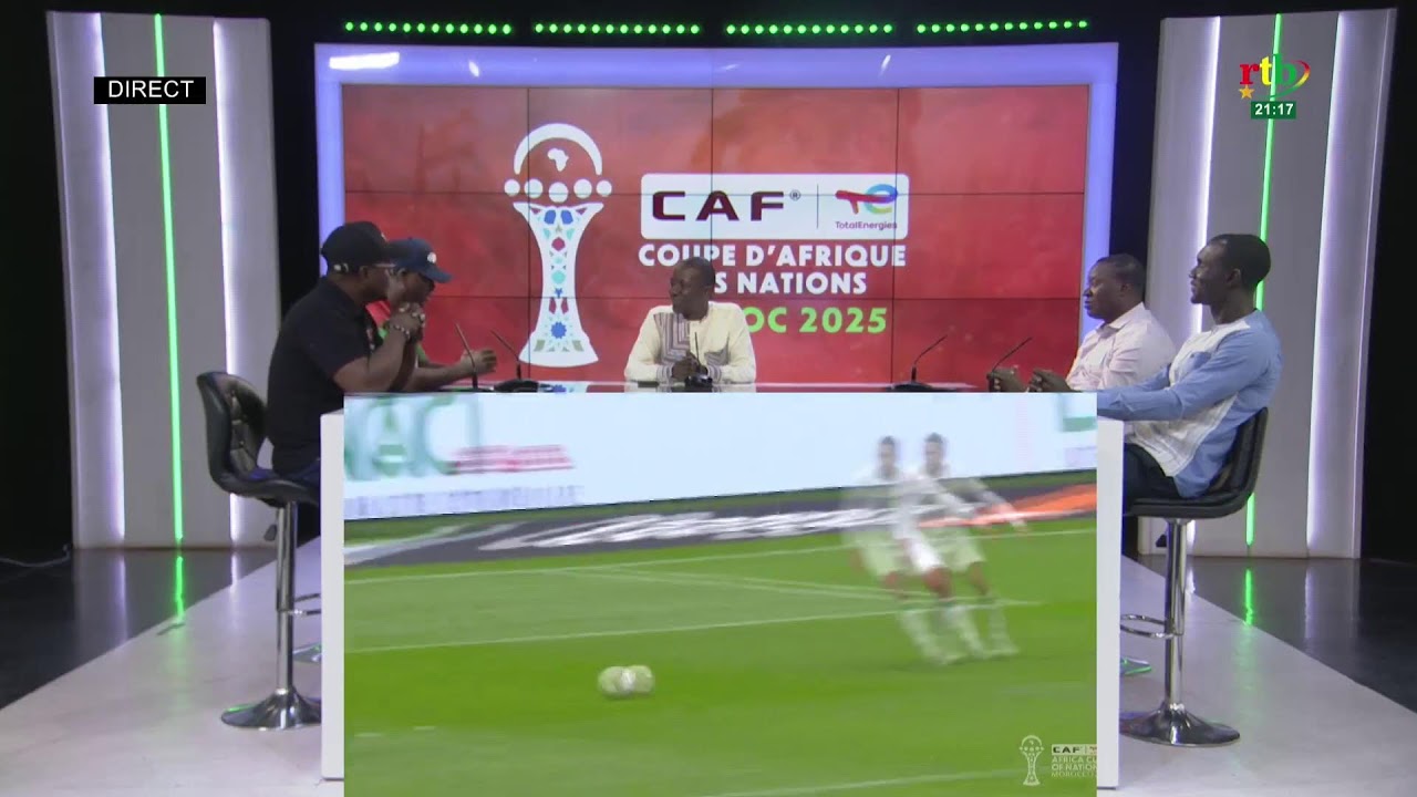 RTB - CAN 2025 : Fin du Match d’ouverture Maroc 0 vs Comores 0