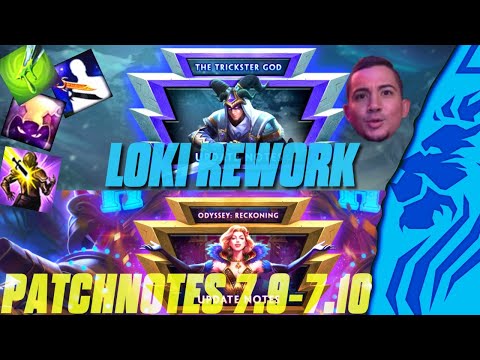 SMITE 7.9 BONUS AND 7.10 UPDATES FULL LOKI REWORK!