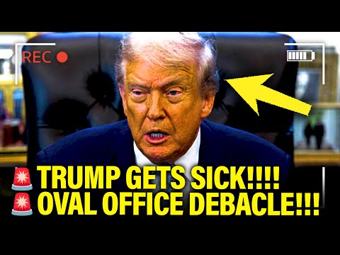 Trump GETS VERY SICK and SPIRALS in OVAL OFFICE PRESSER