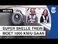 Futuristische hyperloop voor het eerst met mensen getest
