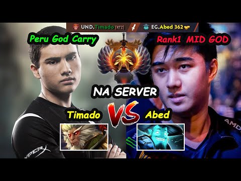 Abed Storm Spirit A-GOD 11K MMR MIDLANE vs Timado Monkey King Peru God Carry Dota 2 7.28 NA Server