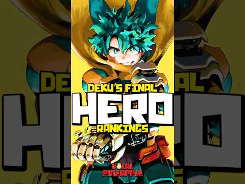 Deku’s Final Hero Ranking REVEALED…