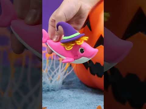 🦈 Sing along with Halloween Clay Sharks #happyhalloween #singalong #nurseryrhymes