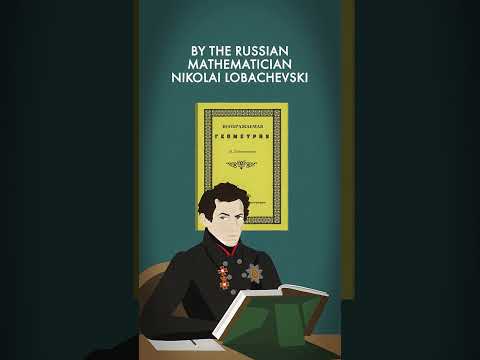 Non-Euclidean geometry #lobachevsky #shorts