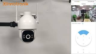 Solární otočná 4G IP kamera Innotronik ICH-PT65-4G - AOV 24/7 nepřetržitý záznam