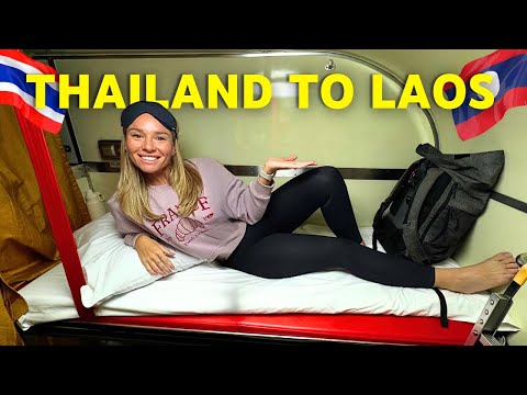 13 Hours on a Overnight Train (Bangkok to Laos🇱🇦)