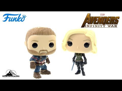 Optibotimus Reviews: Funko Pop! Avengers Infinity War CAPTAIN AMERICA and BLACK WIDOW
