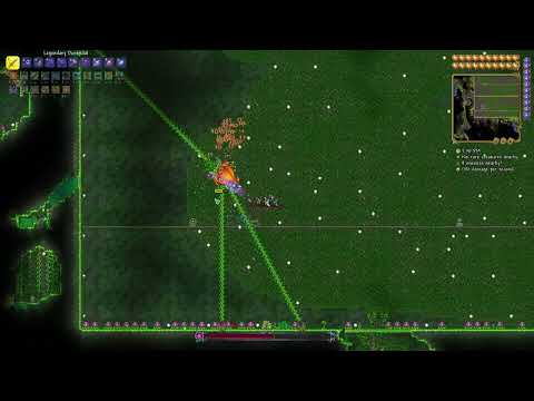 master mode plantera hallowed blade staff 33 seconds kill