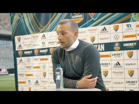 Presskonferens efter DIF - ÖSK