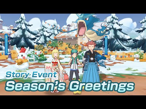 [Pokemon Masters EX] LET'S PLAY THROUGH THE STORY | Story Event - Season's Greetings