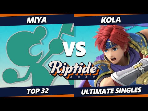 Riptide 2025 - Miya (Game & Watch) Vs. Kola (Roy, Cloud) Smash Ultimate - SSBU