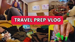 Travel prep and pack with me  ✈️ | doing my own hair, workcation packing tips, appointments