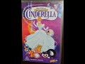 Cinderella Australian VHS Opening Disney 1999
