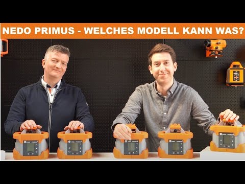 Nedo Primus 2 Rotationslaser - Übersicht über die Modelle - Primus HVA, H1N+, H, H2N, H2N+, HVA2N