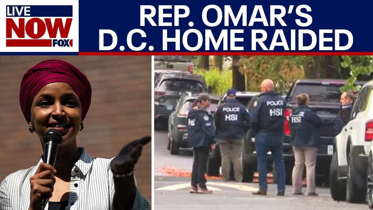 Homeland Security raids Rep  Ilhan Omar's D C  home