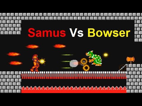 Metroid Vs Bowser - Super Mario Crossover - Super Clash Bros