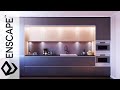 Enscape Realistic Render Kitchen Design