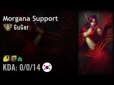 Morgana Support vs Alistar - GuGer - KR Challenger Path 6.4