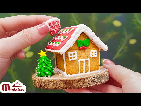 Perfect Miniature Gingerbread House Cake Decorating |...