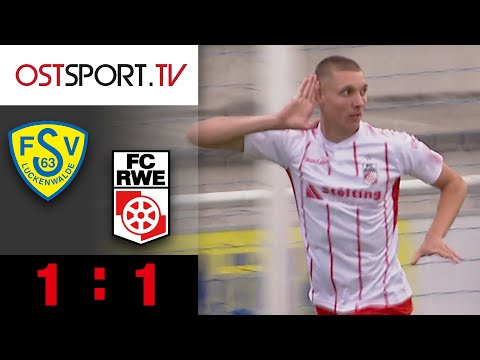 90.+4! Rot-Weiß Erfurt feiert CFC-Neuzugang: Luckenwalde - Erfurt 1:1 | Regionalliga Nordost