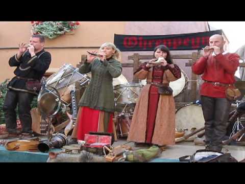 Musica Vagantium spielt das Platerspil zum Burgfest in Lichtenberg 2009