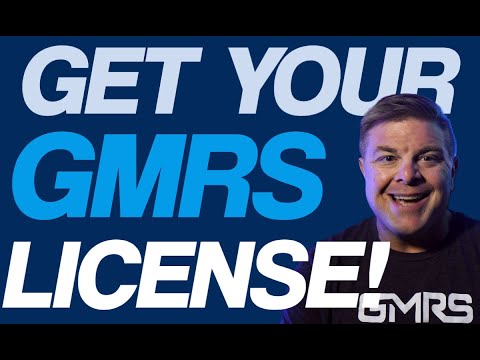 How To Get A GMRS License THE EASY WAY! | 4K