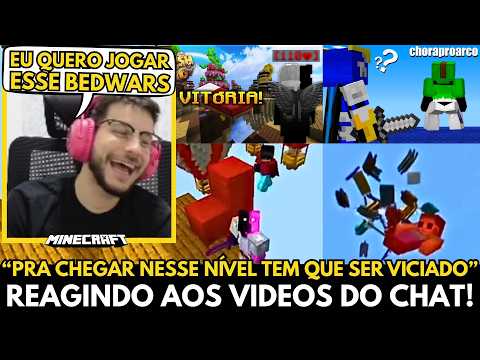 🚨GREVTHAR DISCOVERING "BEDWARS" IN MINECRAFT! REACTING TO VIDEOS SENT BY THE CHAT