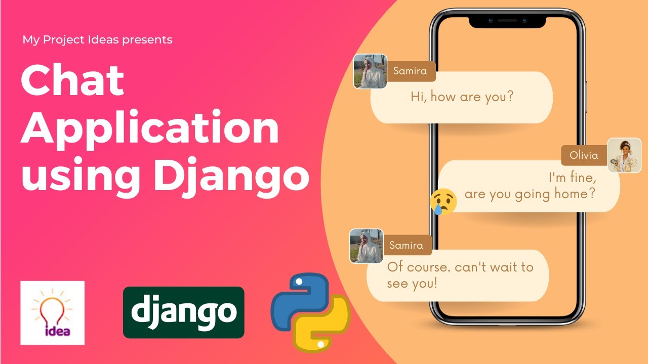 Chat Application Using Django | Python Django Project