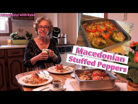 How to make: Macedonian Stuffed Peppers | Polneti Piperki | Easy Stuffed Pepper Recipe
