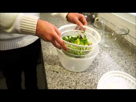 Como escurrir bien una ensalada