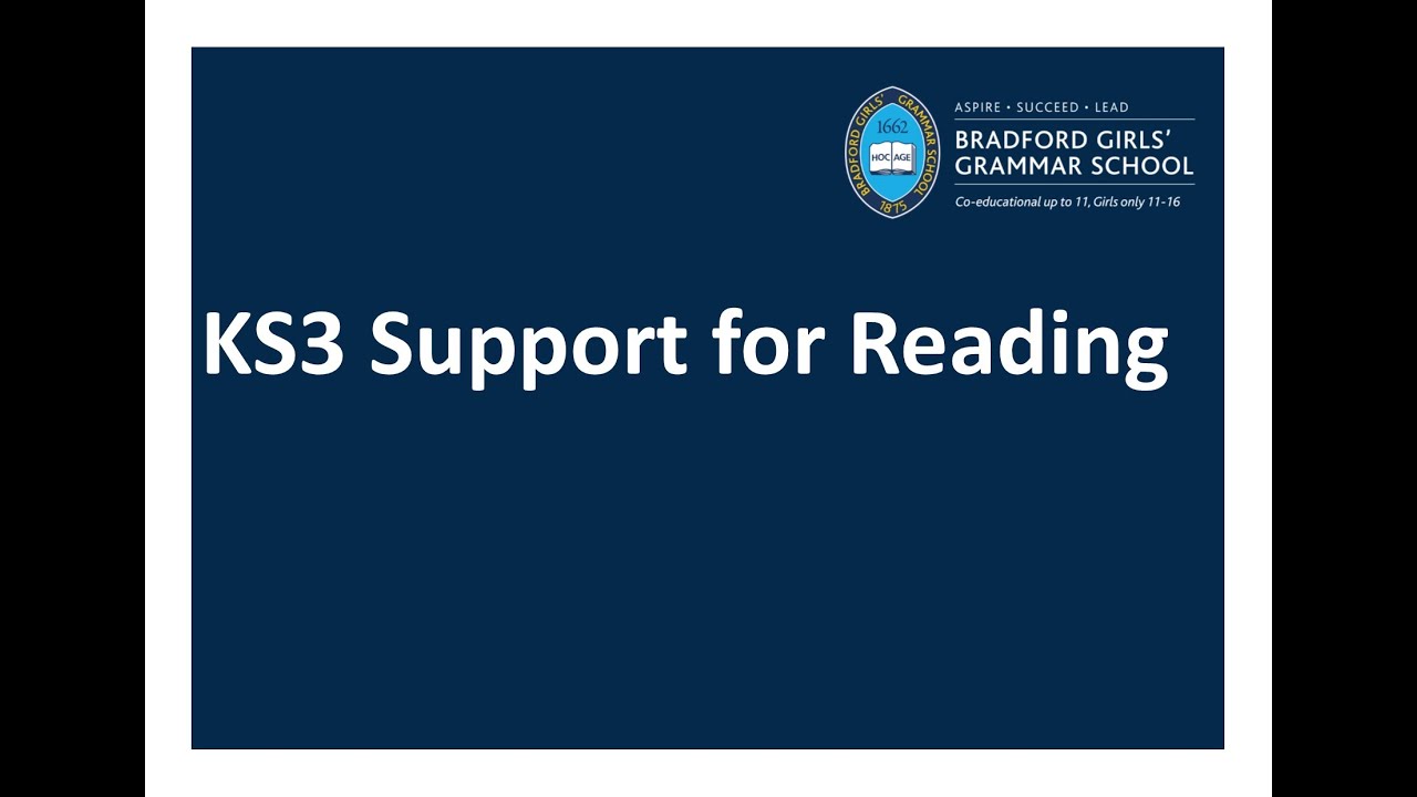 KS3 Reading Support
