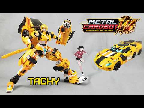 This Cheetah Girl Runs Laps Around Transformers™! 😻 Metal Cardbot W Tachy Review
