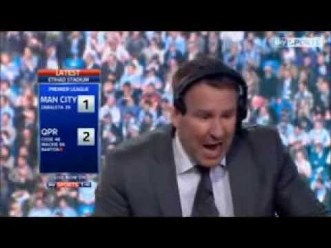 Manchester City - QPR 3-2 . Manchester City wins the Premier League.