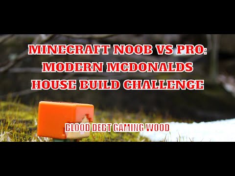 EPIC Minecraft McDonald's Build Battle: Noob vs Pro!