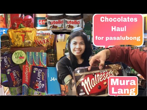 Chocolates haul / buying chocolates for pasalubong