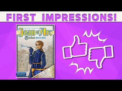 Joan of Arc: Orléans Draw & Write - REVIEW!