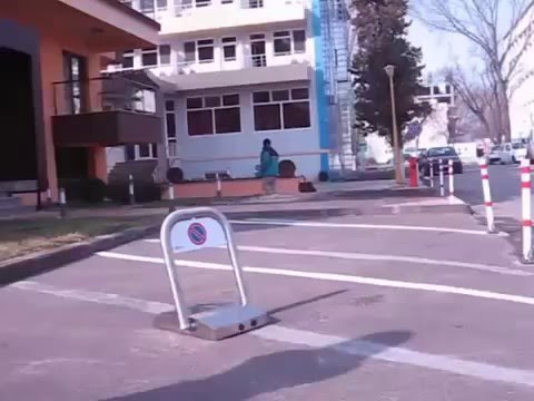 Video Sistem de parcare individuala sau de blocare a parcarii.