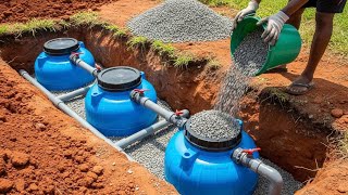 No More Gas Cylinders! Get Free Gas All Year Round Using Just a Blue Plastic Barrel +PVC Pipes