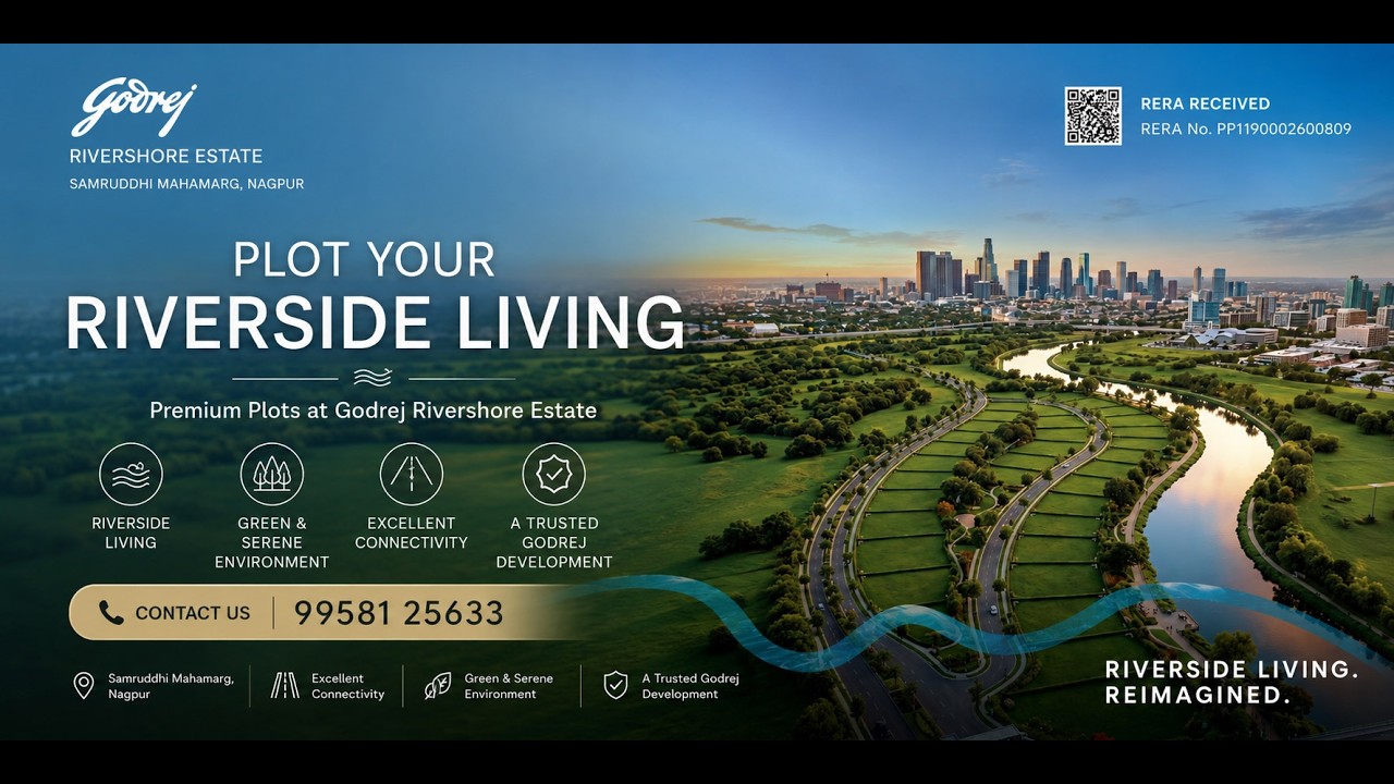 Godrej Rivershore Estate Nagpur: Your Ideal Residential Plot Awaits