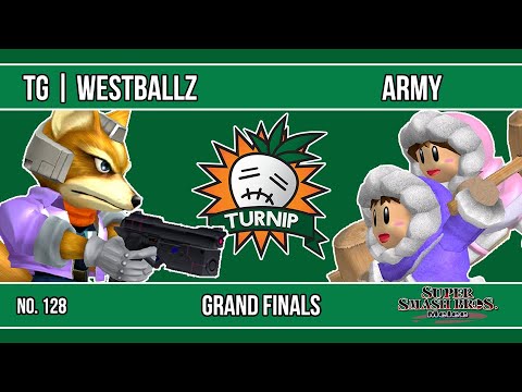 Turnip #128 - TG | Westballz (Fox) VS ARMY (Ice Climbers) - SSBM - Grand Finals