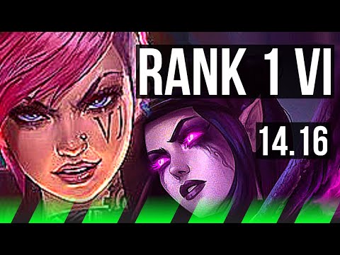 VI vs MORGANA (JGL) | Rank 1 Vi, 2/2/10, Rank 23 | BR Challenger | 14.16