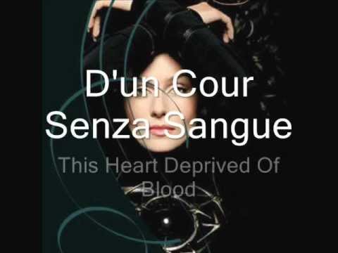 Emma Shapplin-Cuor Senza Sangue (Lyrics)