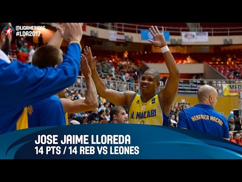 Jose Lloreda 14 PTS / 14 REB vs Leones - Semifinal #2 - DIRECTV Liga de las Americas 2017