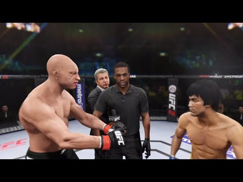 Cannibal vs. Bruce Lee (EA Sports UFC 2) - CPU vs. CPU