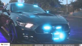HG2 Emergency Lighting | 2016 Ford Mustang GT HG2 Dark Avenger, aka "The Dark Knight”