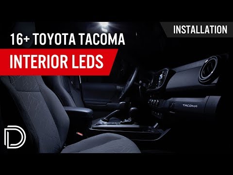 How to Install 2016+ Toyota Tacoma Interior LED Lights | Diode Dynamics