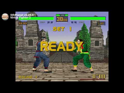 5thPlanet v0.20.0 demo: Virtua Fighter 2
